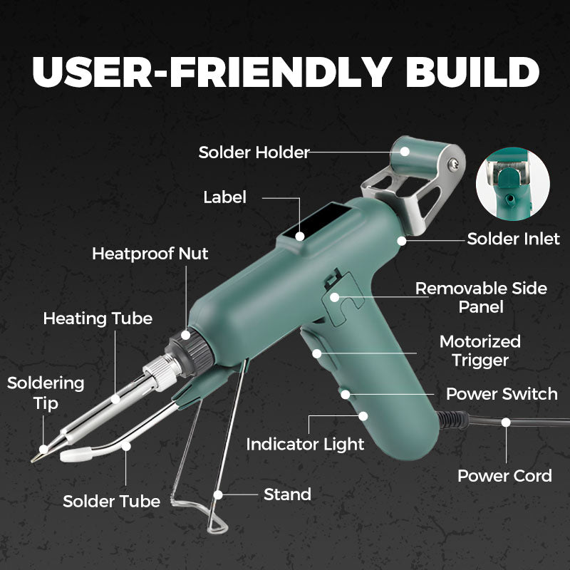 💥High-efficient 80W Electric Sodering Iron💥Buy together with Stainless Steel Solder Wire for Precision for a better price