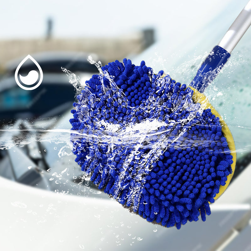 🚗 49% OFF NOW! 🧽 Durable Aluminum Long Handle Telescopic Car Wash Mop – Soft Microfiber, Scratch-Free & Adjustable Length ✨