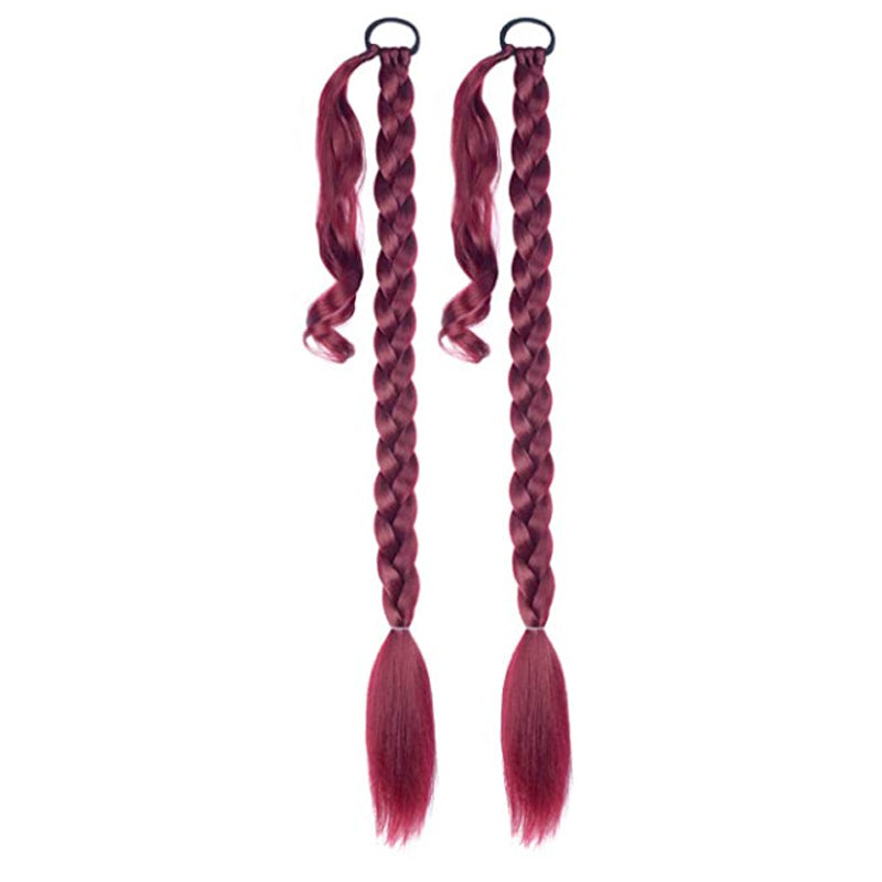 Lightweight Long Braided Ponytail Extension for Women