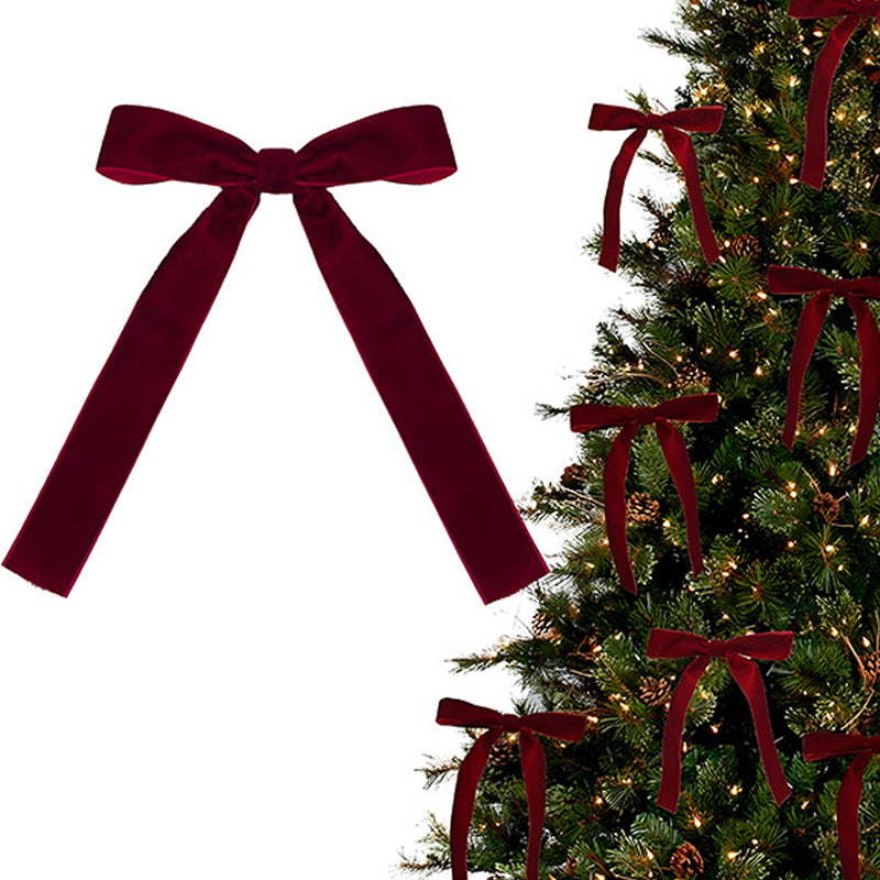Elegant Christmas Ribbon Bow Ornament