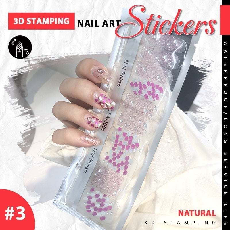 Stickers Ongles 3D