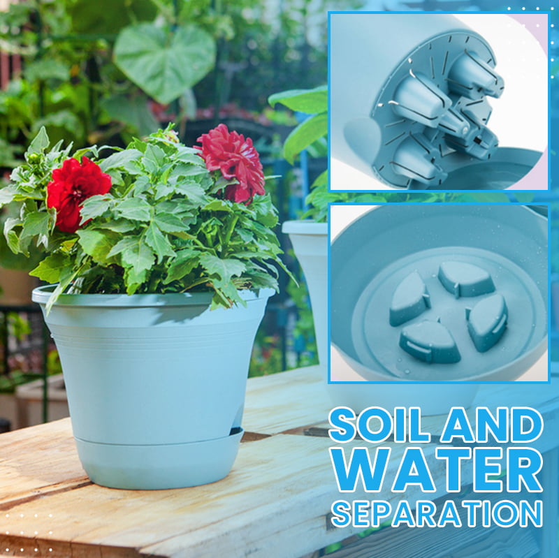 Automatic Water-Absorbing Flowerpot (Buy 1 Get 1 Free)