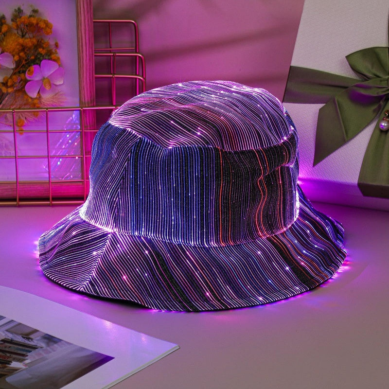 ⏳Time-Limited Special⏰| Glowing Fiber Optic Bucket Hat | Light Up the Night