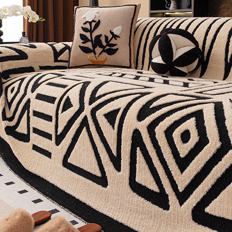 🛋️ Christmas Early Bird Special Offer 💖Soft Plush Non-Slip Couch Cover🍂