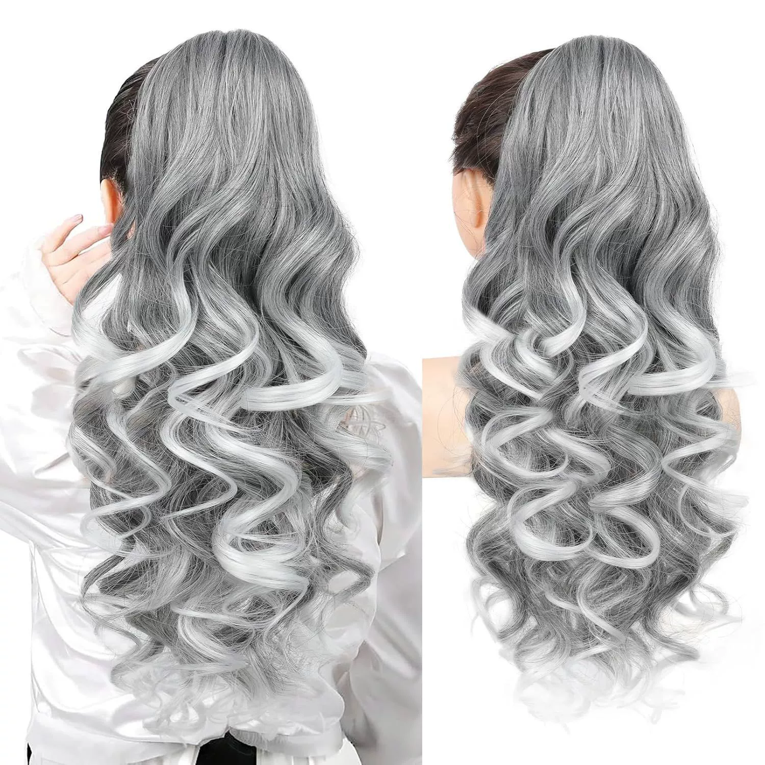 💜New Arrival💜Clip-on Wavy Ponytail Extension