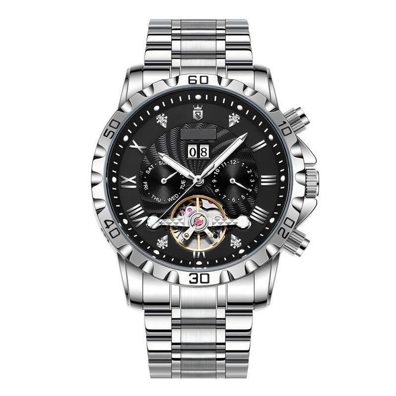 Men's Skeleton Automatic Mechanical Watch