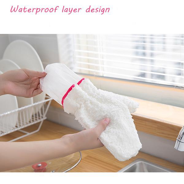 Bamboo Fiber Dishwashing Gloves