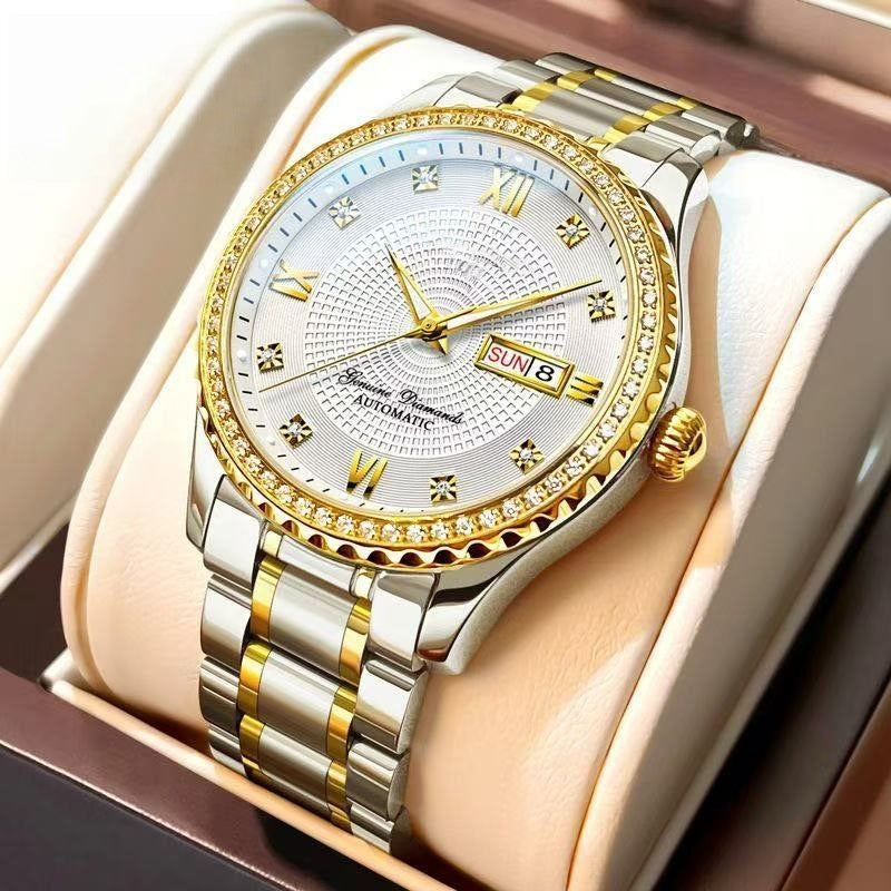 Men's Luminous Display Waterproof Wristwatch