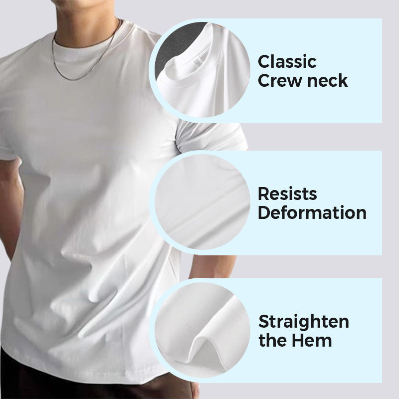 💥 50% Off! Men's Slim Short Sleeve – 80% Users Love This Fit!