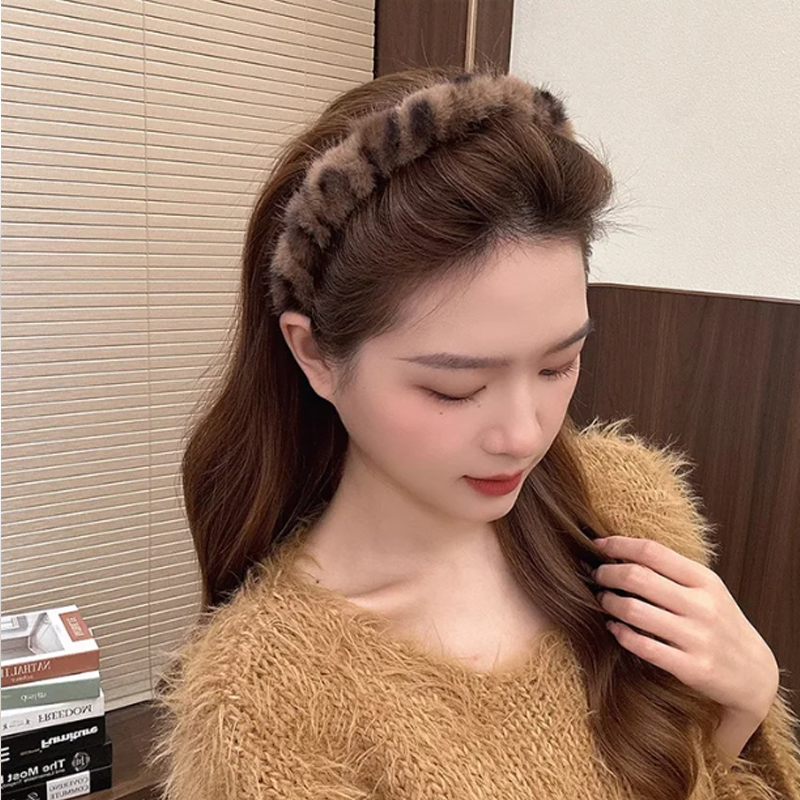 🔥💐Leopard Print Hairband With Teeth（50% OFF）