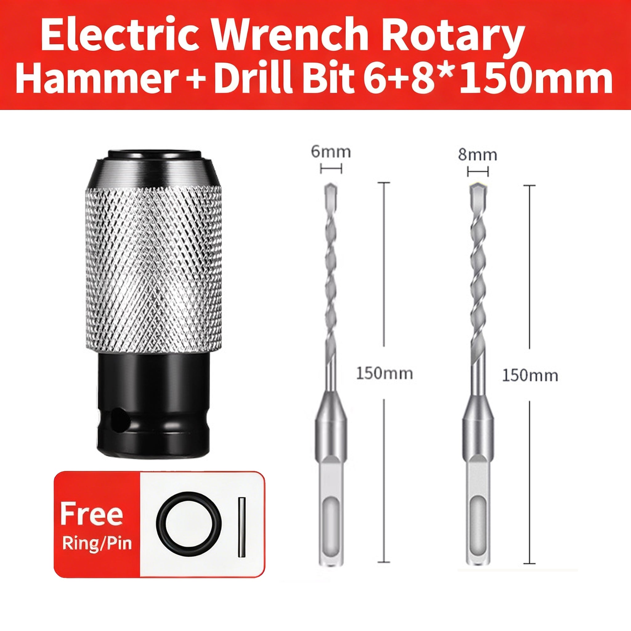 🔧 50% OFF NOW! ⚙️ Electric Wrench Drill Bit Adapter – Quick Change, Universal Fit & Durable for Professional and DIY Use 🔨📦
