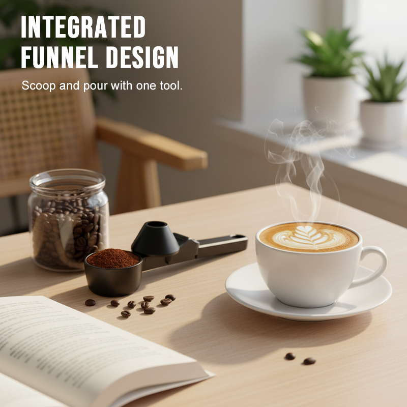 🔥 2-Tablespoon Coffee Measuring Scoop Funnel