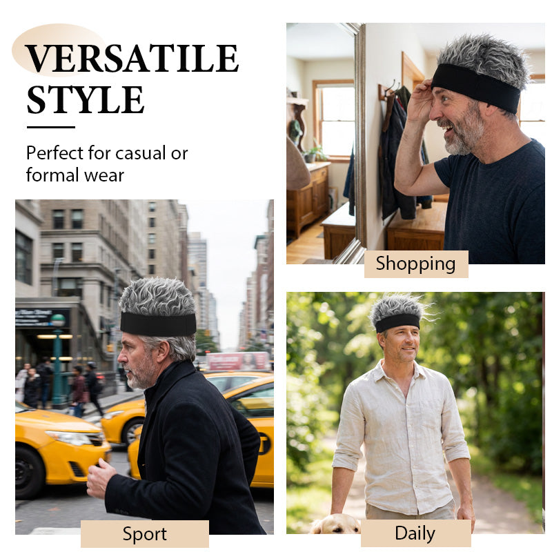 🎁New arrival 50% OFF💥 Unisex Hip-Hop Wig Hat – Grunge Style, Soft and Comfortable & Perfect for Parties and Costumes ✨