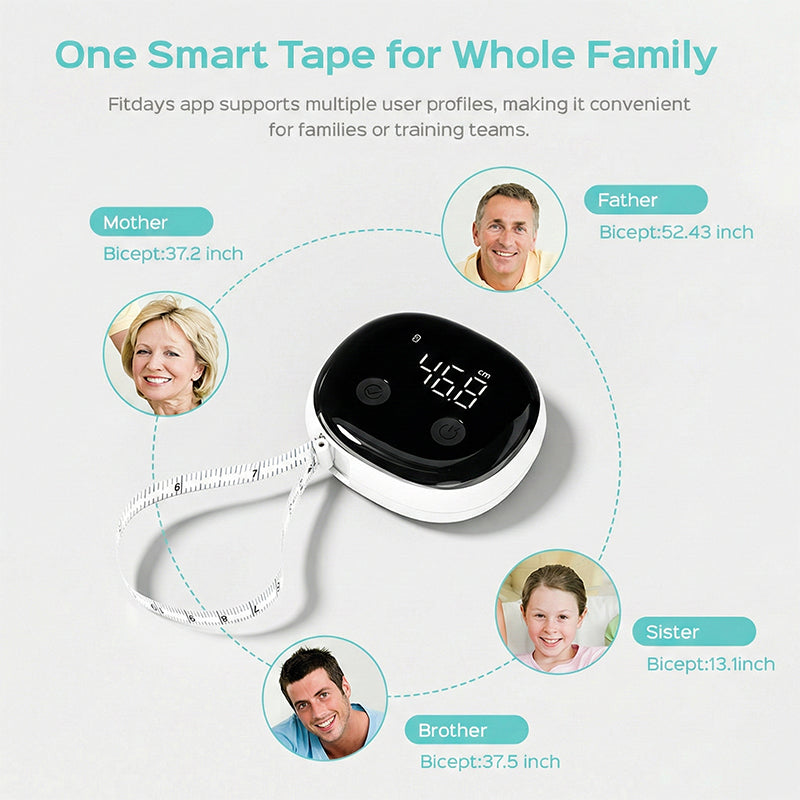 Smart Bluetooth Measuring Tape with App Sync