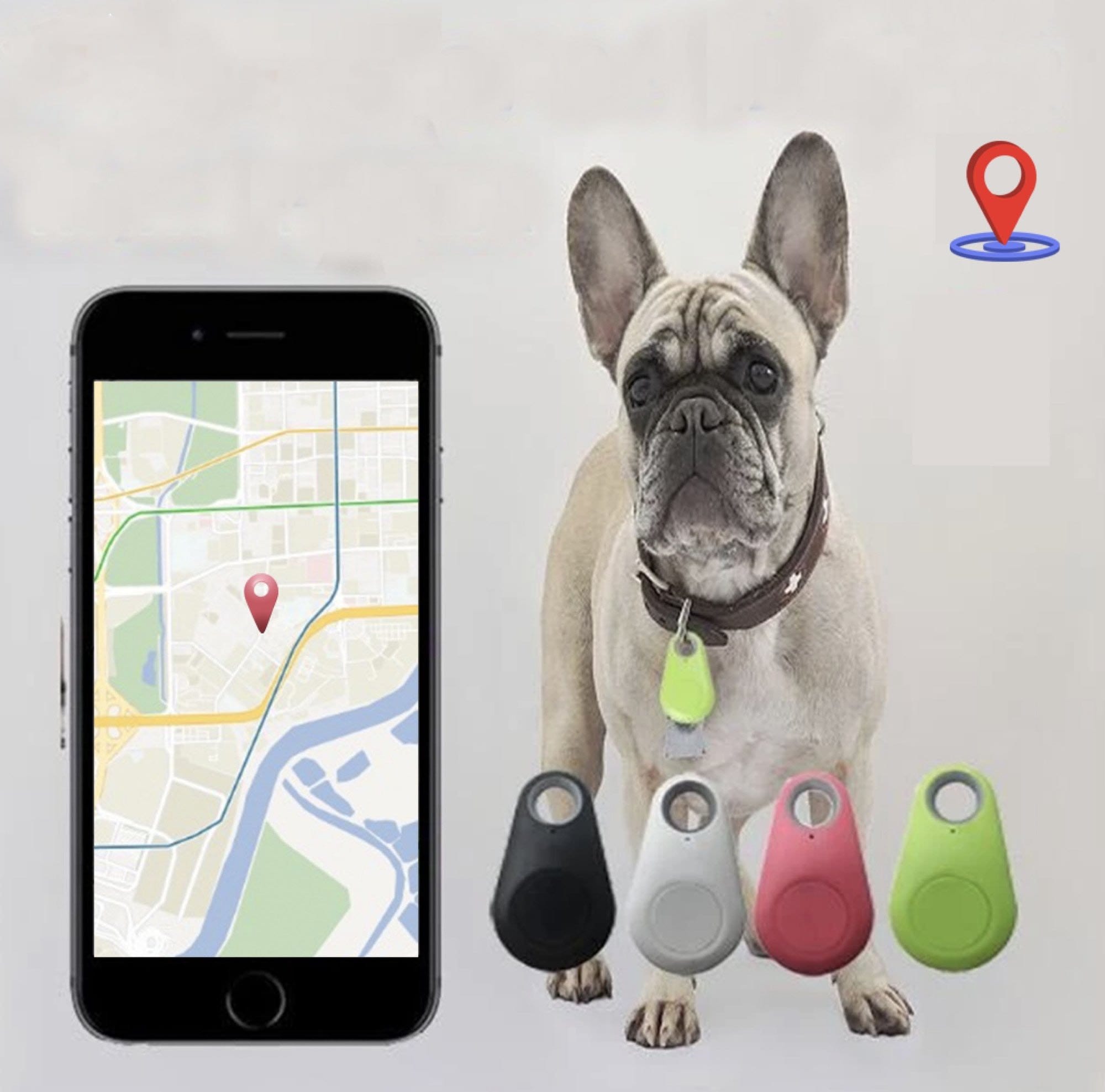 Two-Way Location Tracking Alarm Pet Tracker（People, objects, and pets can use it）