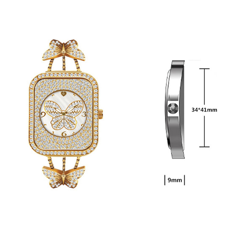 ⏳Time-limited Special⏰Women’s Elegant Butterfly Jewelry Chain Watch🎀💎⌚
