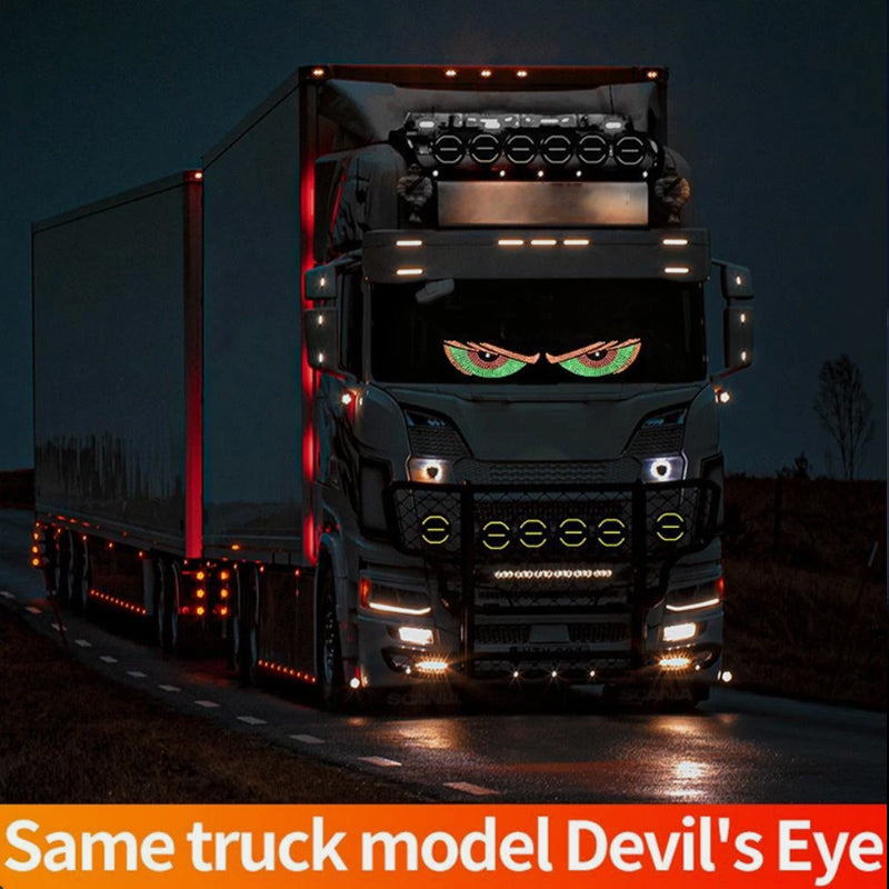 2Pcs LED Devil Eyes Lights for Truck Windshield