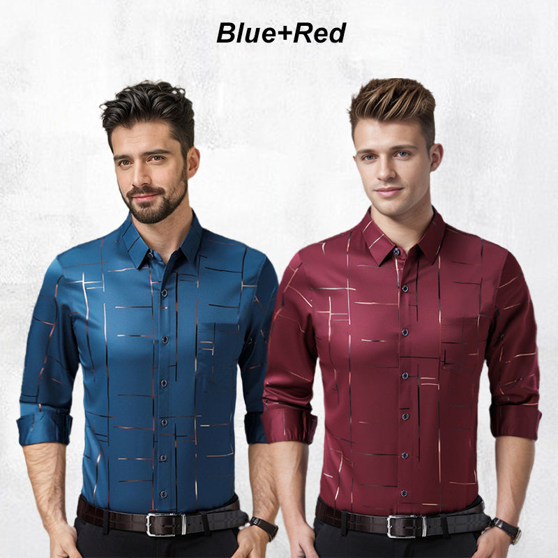 🔥 2026 Best-Seller | Men's Ultra-Thin Non-Iron Shirt | Loved by 10K+ ❤️【50% OFF】