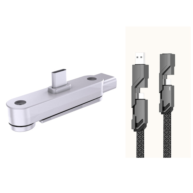 Fast Charging Adapter with 360° Foldable Phone Stand