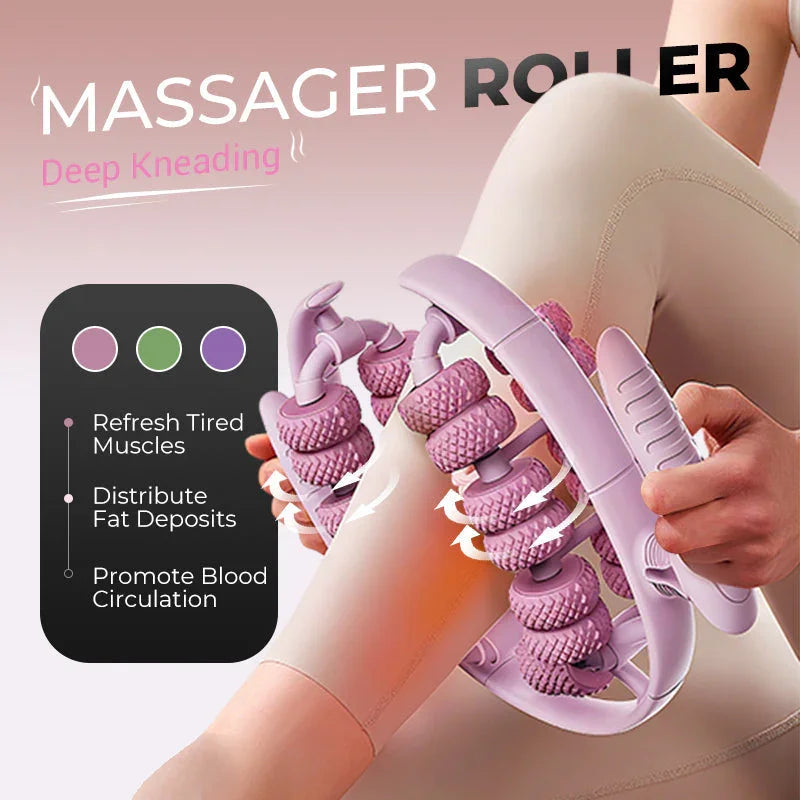 🔥 Leg Massager Roller - Ultimate Muscle Relief|Buy 3 Get 1 Free💆‍♀️✨