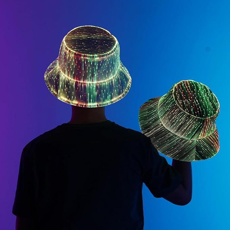 ⏳Time-Limited Special⏰| Glowing Fiber Optic Bucket Hat | Light Up the Night