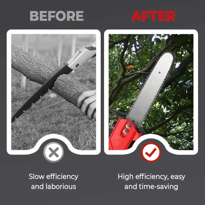 ⏰⏰⏰Last 2 hours: Big Sale & Free Shipping🔥Powerful Cordless Chainsaw (Lithium Battery) - 🎁 Tool Set Free Temporarily!
