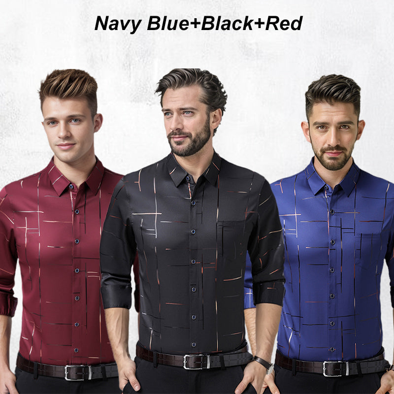 🔥 2026 Best-Seller | Men's Ultra-Thin Non-Iron Shirt | Loved by 10K+ ❤️【50% OFF】