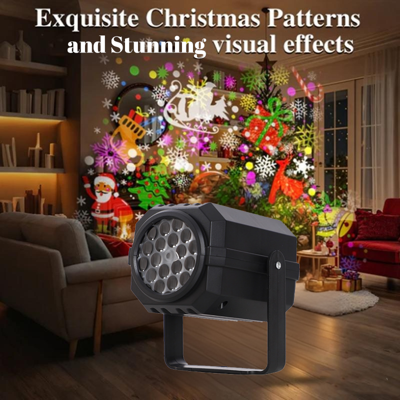 🔥Christmas Limited-Time Offer: 49% OFF!!! 🎁Rotating LED Christmas Pattern Projector Light