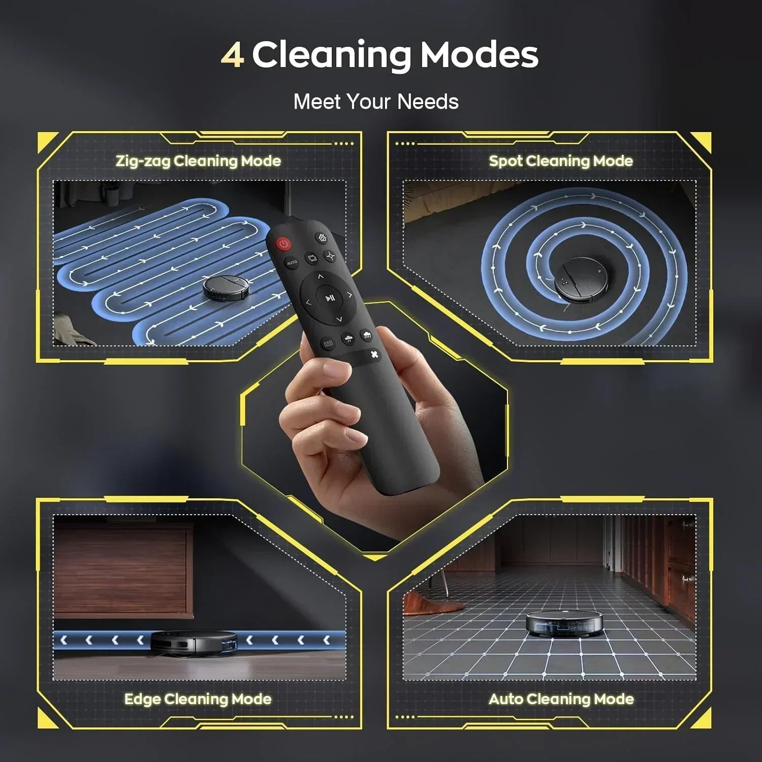 💥🤖All-in-1 Powerful Robotic Vacuum Cleaner✨