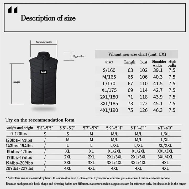 2022 ulepszona wersja kontrolera LED podgrzewana kamizelka dla mężczyzn i kobiet