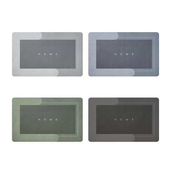 Diatomite Bath Mat, Water Absorbent Mat, 1 Count Non-slip Quick Drying Bathroom Mat, Soft Comfortable Bathroom Rug, Bathroom Accessories for Home Bathroom