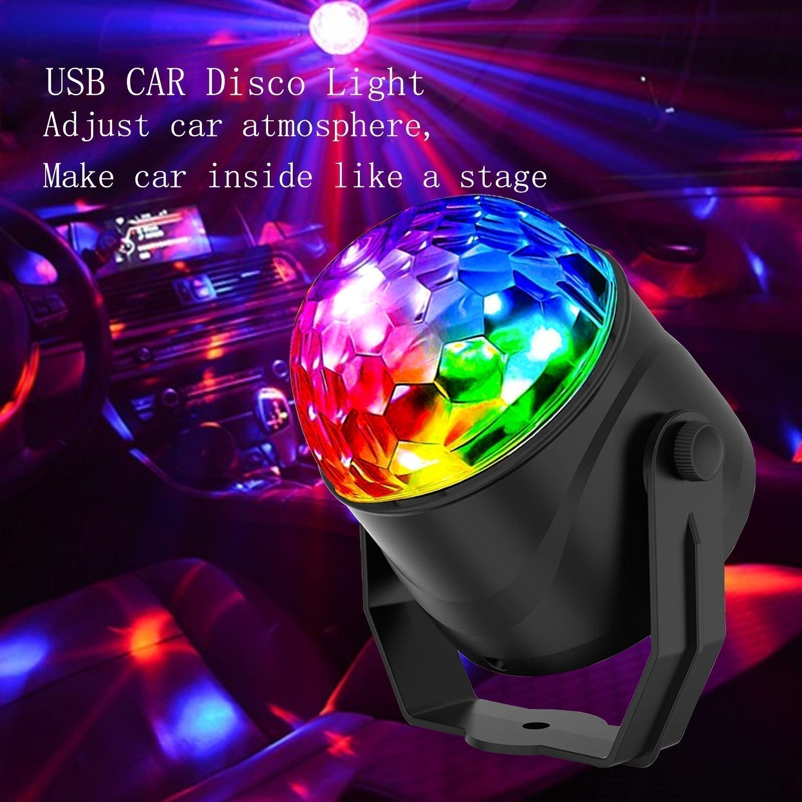 🎄 FESTIVE FEAST DEAL! 50% OFF 🔥Colorful Rotating Magic Disco Ball Light