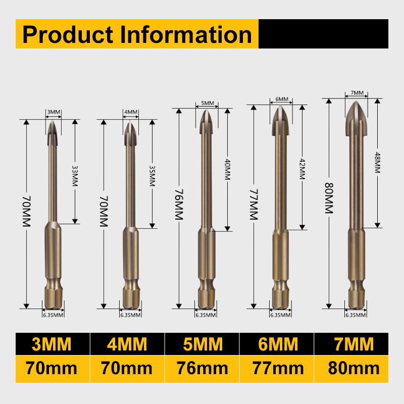 Efficient Universal Drilling Tool(5PCS)