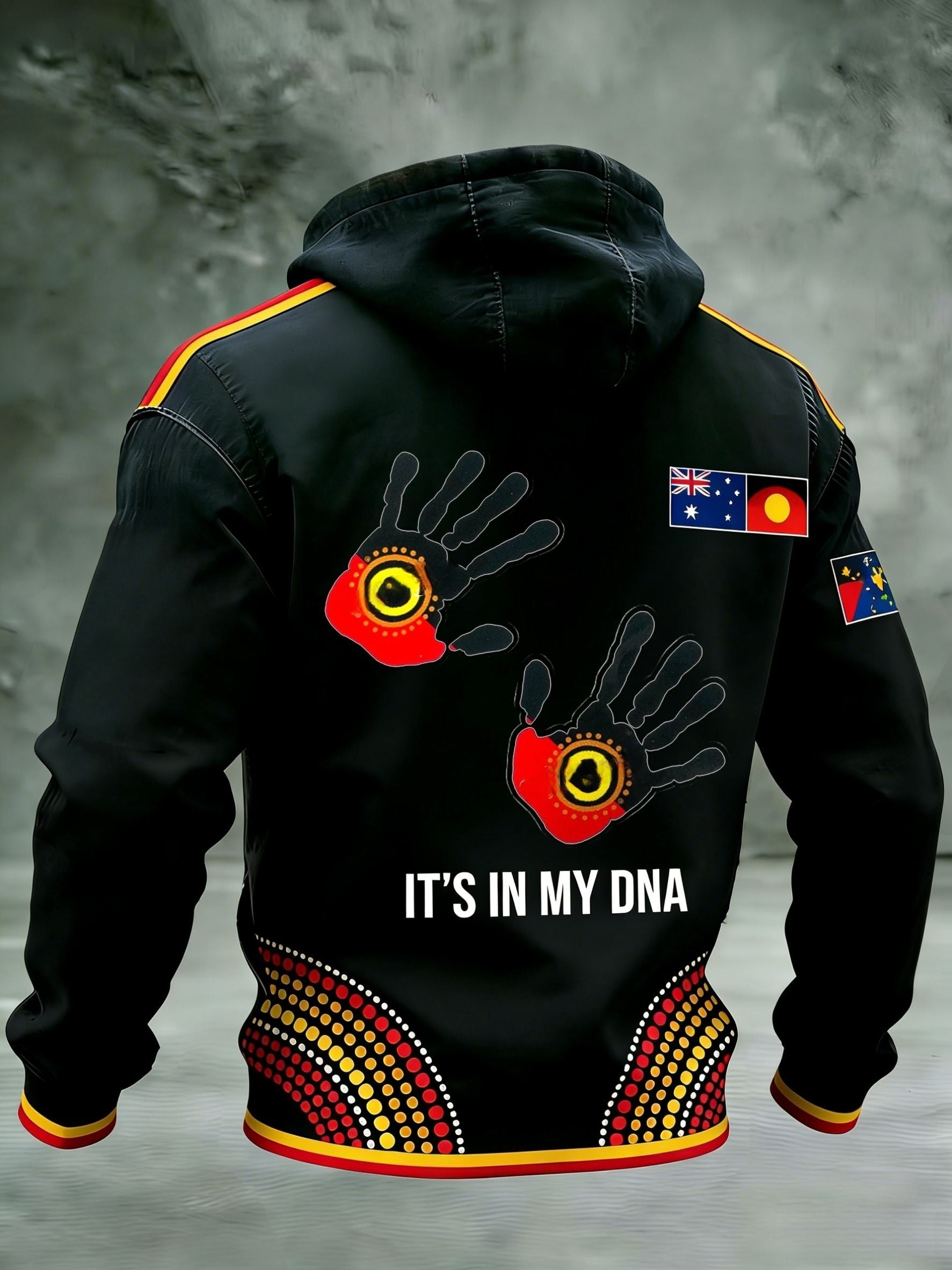Men's AU Aboriginal Culture IT'S IN MY DNAHooded Sweatshirt