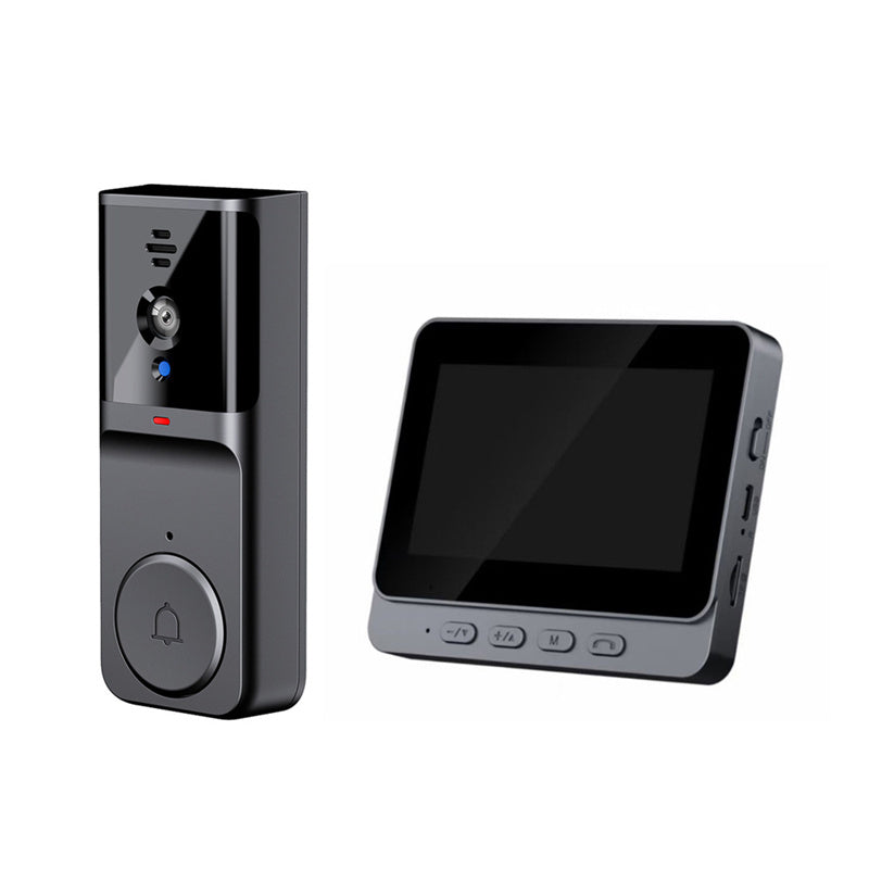 Cordless Smart Video Doorbell with 4.3