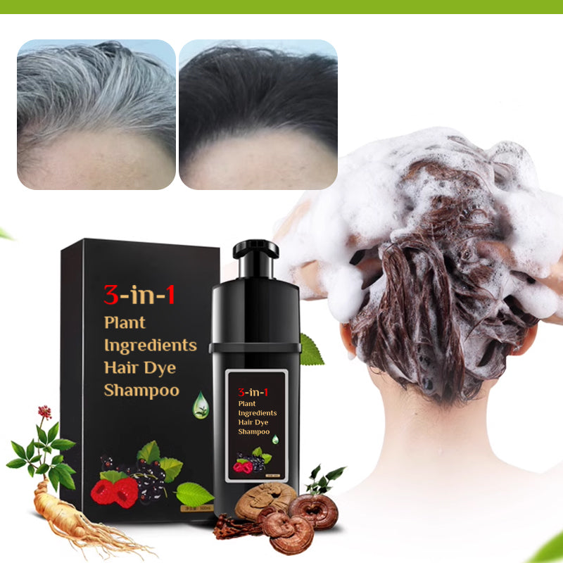 Your Hair Will THANK YOU! 🌿 Plant Ingredients Black Dye Shampoo