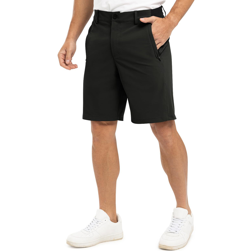 📢📢50% OFF !!!⏰Men's Solid Color Flat Front Shorts