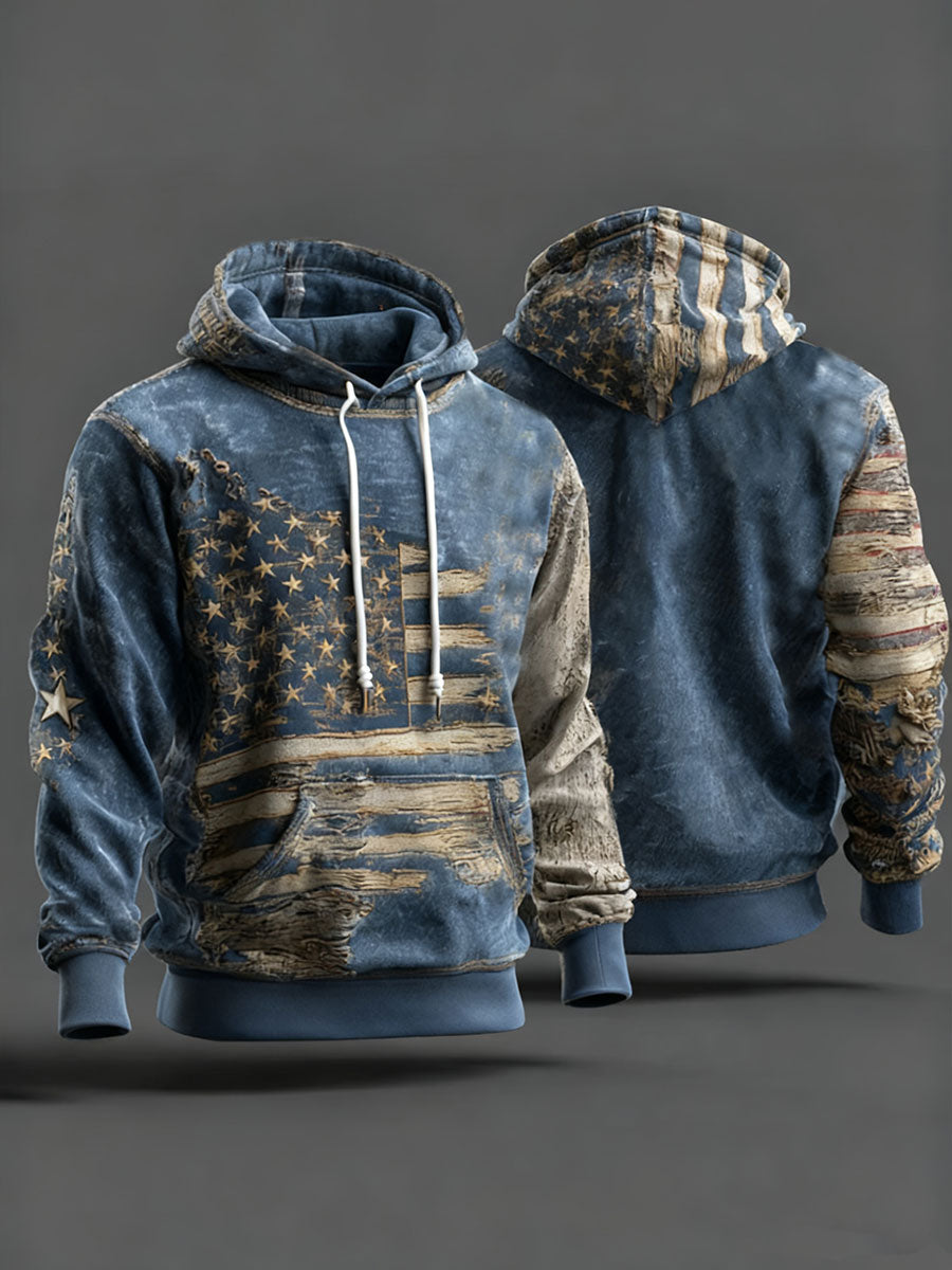 Men's Print Casual Hoodie