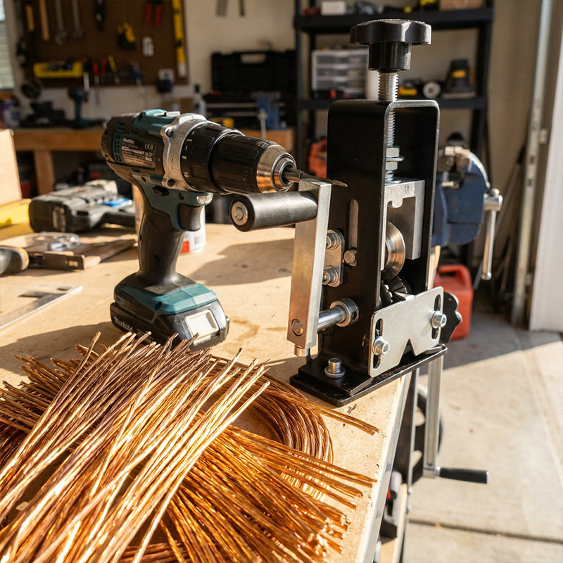 ⚙️ 50% OFF NOW! 🔌 Wire Stripping Machine for 1-25mm Wires – Automatic Feed, Adjustable Blades & High Efficiency 🛠️