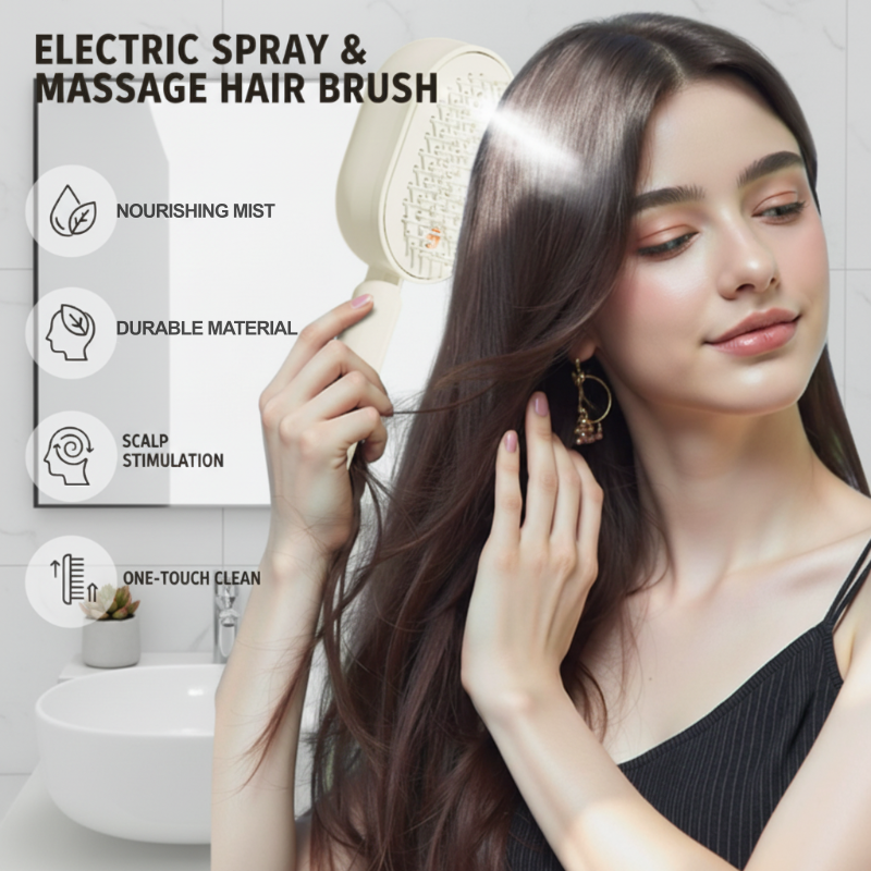 ✨🔥Electric Spray & Massage Hair Brush✨🔥