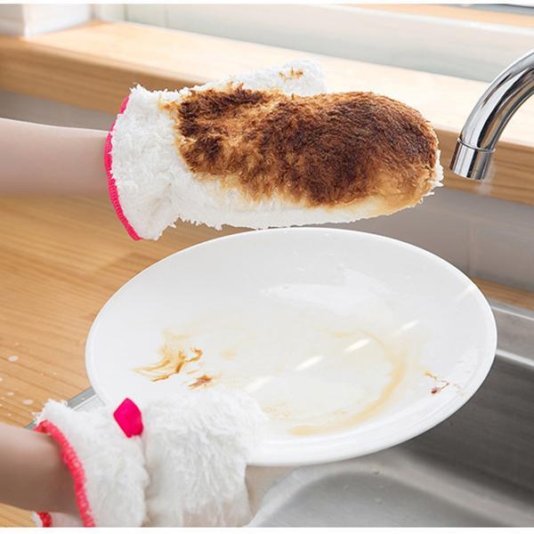 Bamboo Fiber Dishwashing Gloves