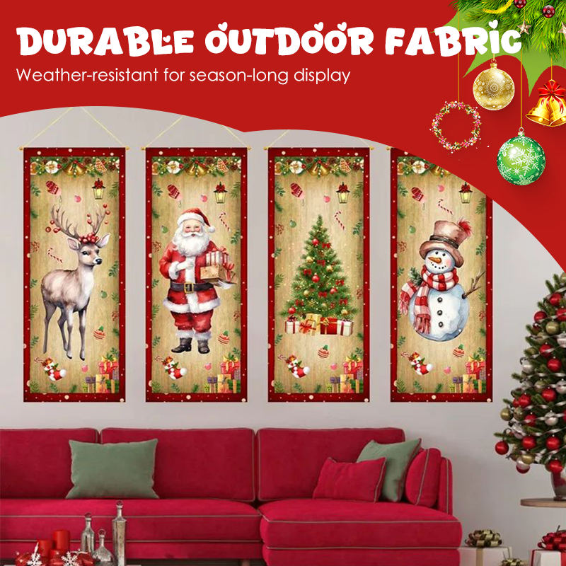 Christmas Door Banners 🎄 | Festive Holiday Decoration for Home & Parties