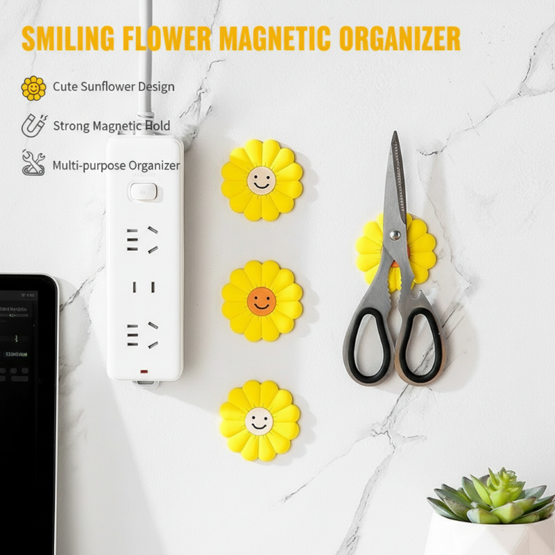 Magnetic Sunflower Wall Mount Holder(2 PCS)