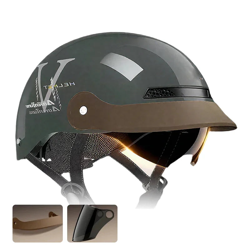 🛡️Breathable Lightweight Crash-Resistant Motorcycle Helmet