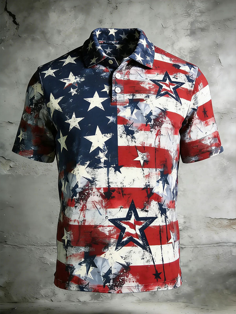 Men's American Flag Tops