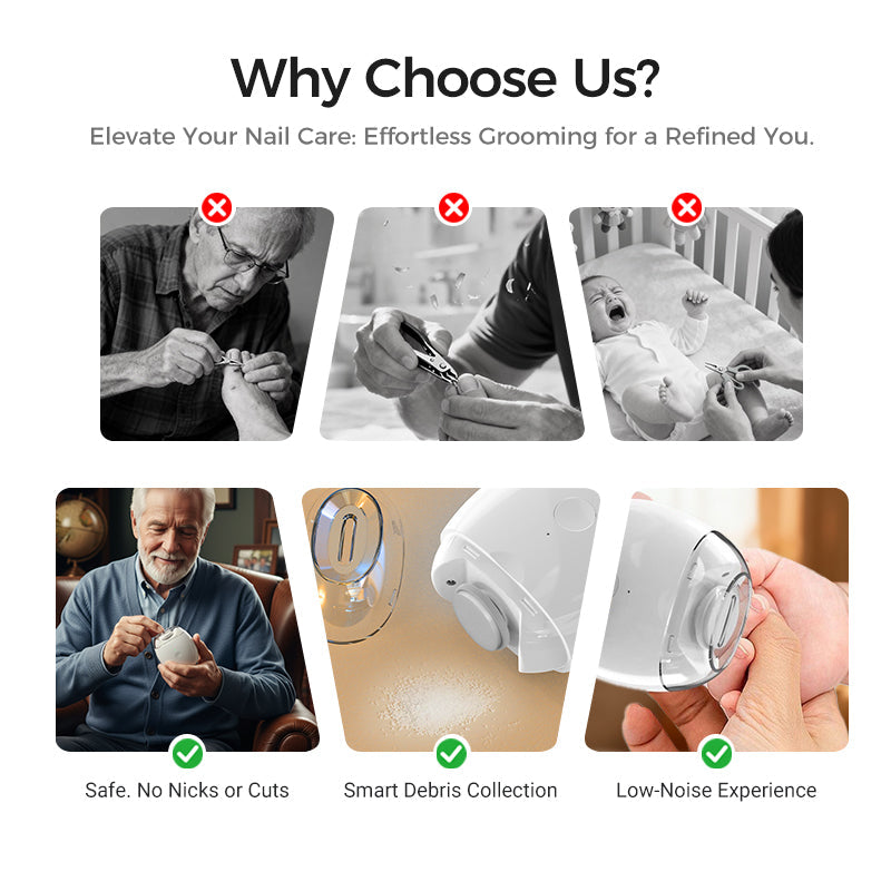 🔥2026 New Arrivals: 50% Off for a Limited Time!⚡50K+ SOLD!🔥Universal Automatic Fingernail Grinder