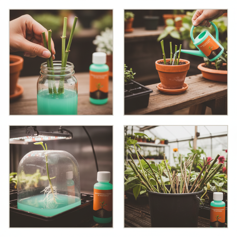 Rooting Hormone Solution for Stem Cuttings