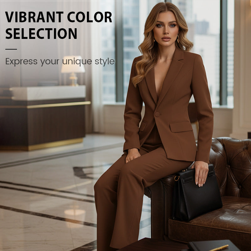 ✨ 2026 New Arrival | Women's Blazer & Wide-Leg Pants Set | Chic Office Look 🔥【-50% OFF】