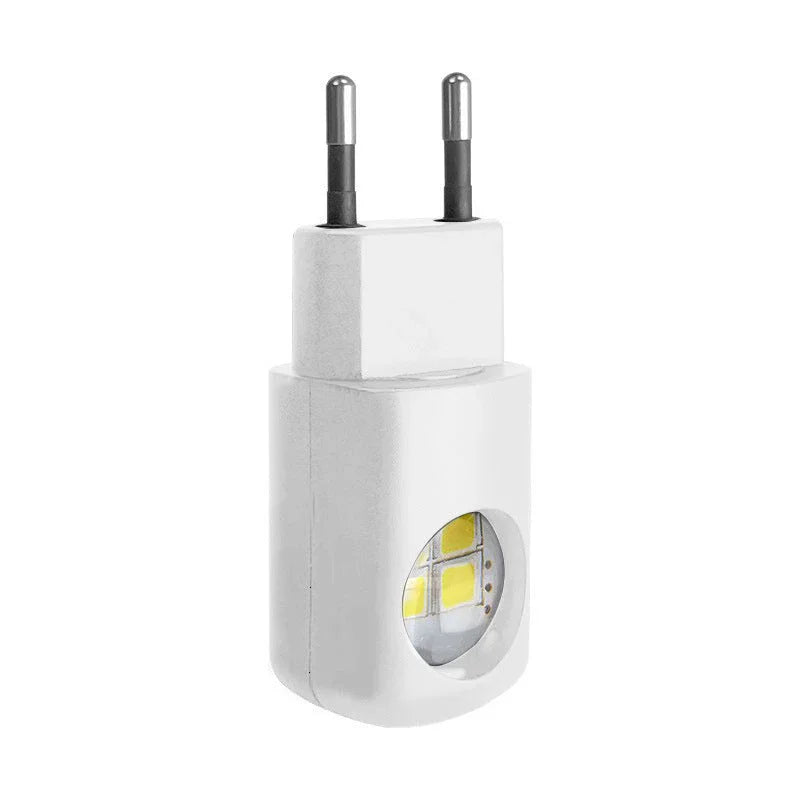 Smart LED Wall Socket Night Light With Auto-Dimmer