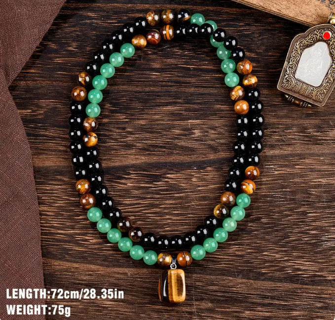 ✨Bohemian Natural Stone Beaded Necklace